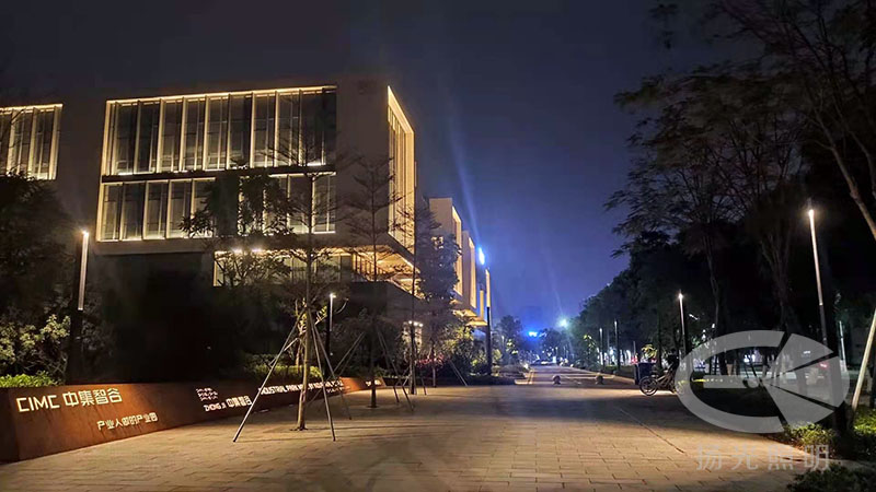 產業(yè)園夜景亮化工程實景圖